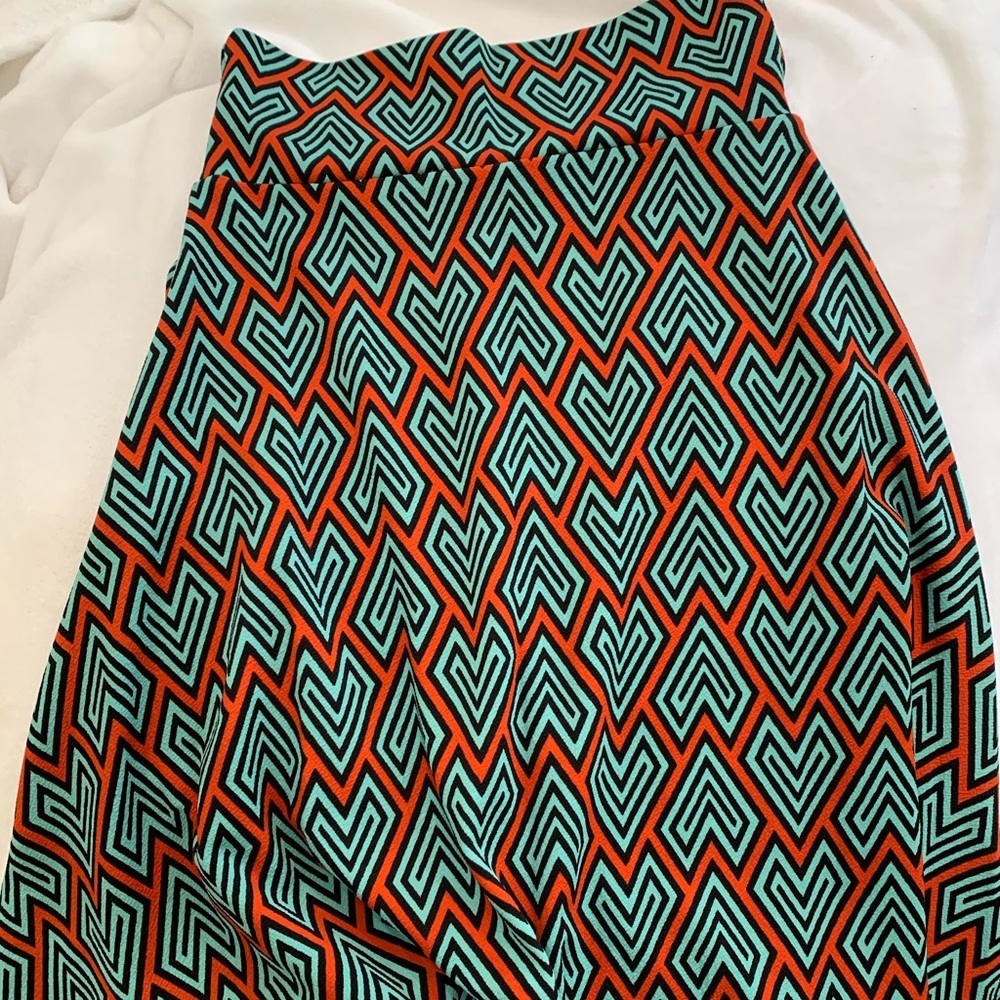 Geometric A-Line Skirt